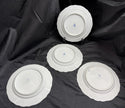 Antique Set Of 4 Ernst Teichert Meissen Blue Onion Luncheon Plates 8.5” Germany