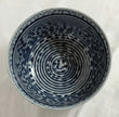 Vintage Arita Ware Blue White Porcelain Sugar Bowl Traditional Japanese Pottery