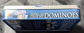 Cardinal Industries Inc Double 6 Dominoes In Tin Assorted Colors (9510C-6)